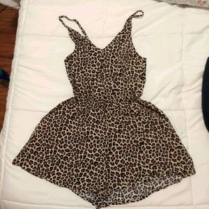 Leopard romper